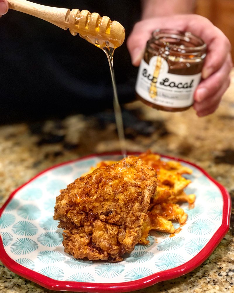 Nashville Hot Chicken & Waffles Recipe Allegro Marinade
