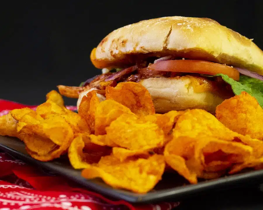BBQ chicken paninis