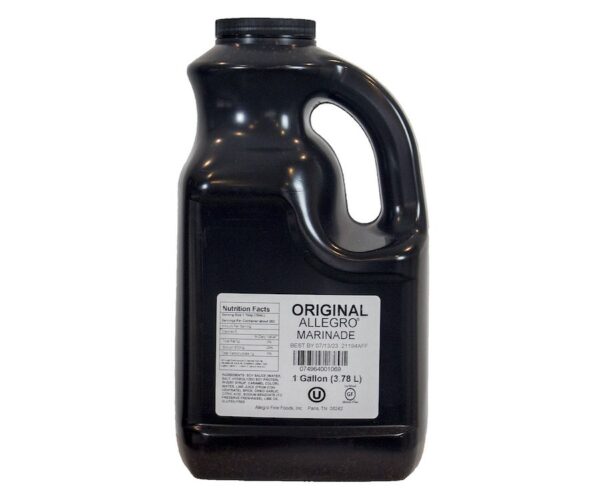 Allegro original marinade gallon jug