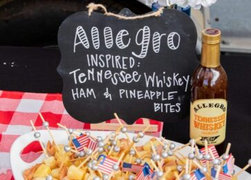Allegro tennessee whiskey ham and pineapple bites