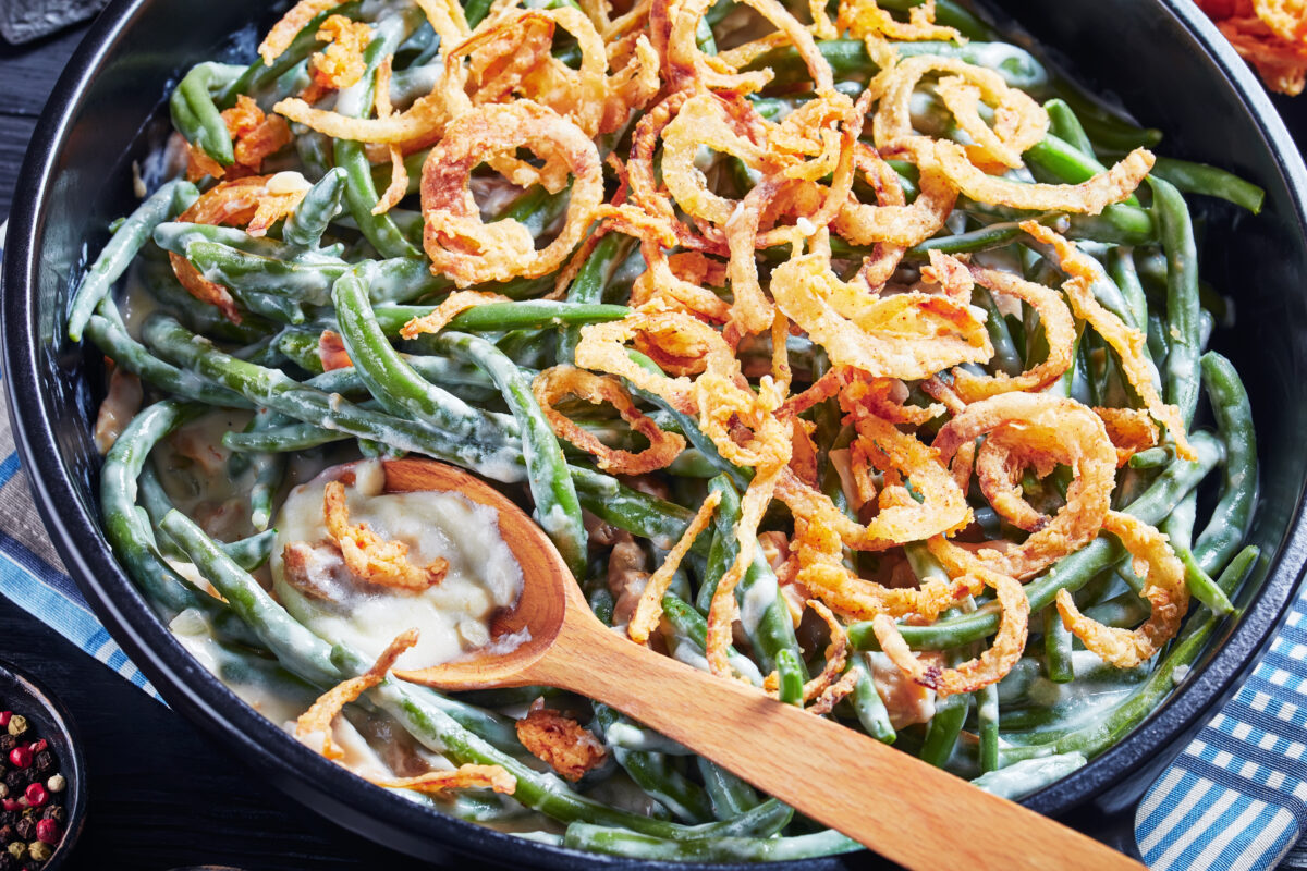 Smoked Green Bean Casserole Recipe | Allegro Marinade