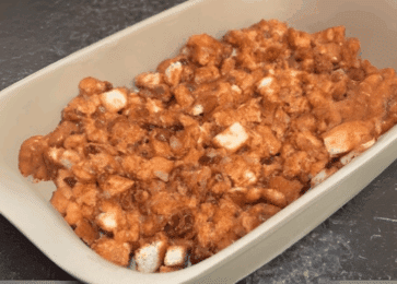 BBQ Bacon Stuffing Casserole