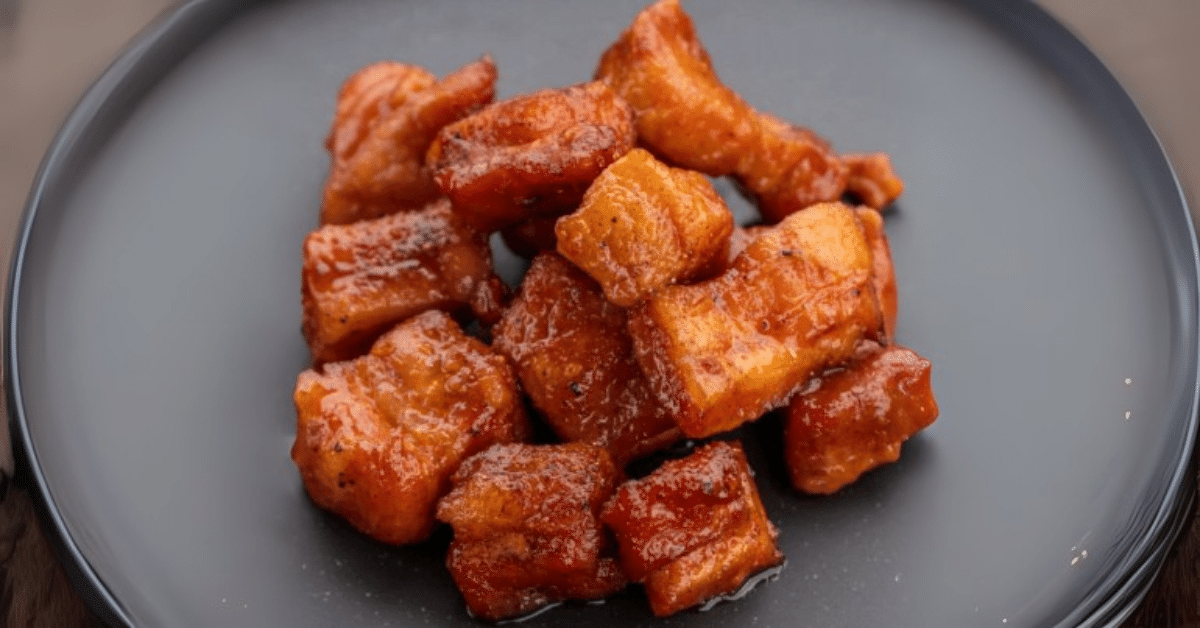 Smoked Pork Belly Burnt Ends