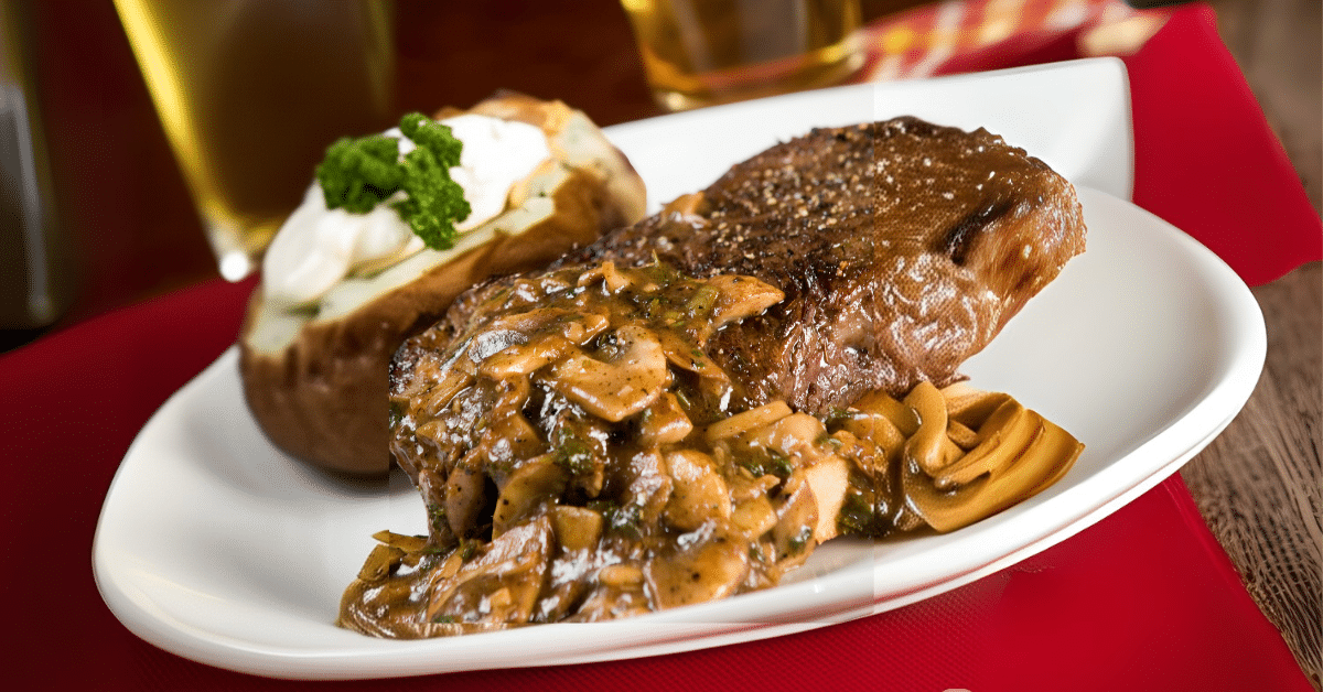 Prime Rib with Mushroom and Au Jus