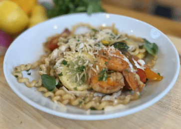 Chef Taylor’s Kickin Country Spicy Shrimp Pasta with Lemon Zest Recipe - Allegro Marinade