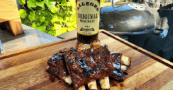 Grilled Honey Garlic Pomegranate Lamb Riblets | Allegro Marinade