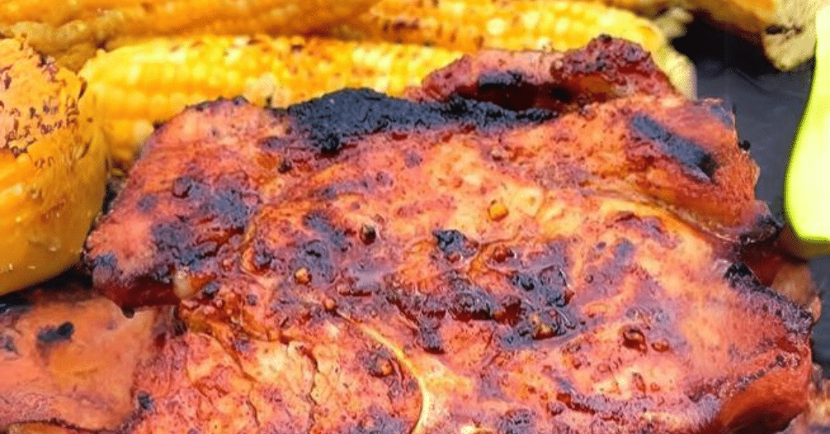 Tennessee Whiskey Pork Chops - Allegro Marinade