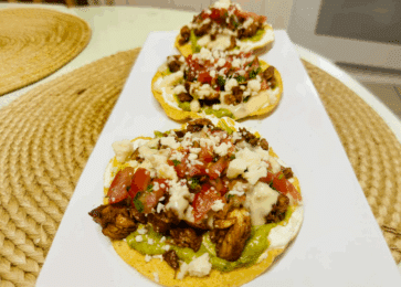 Al Pastor Chicken Tostadas