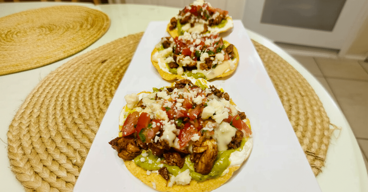 Al Pastor Chicken Tostadas