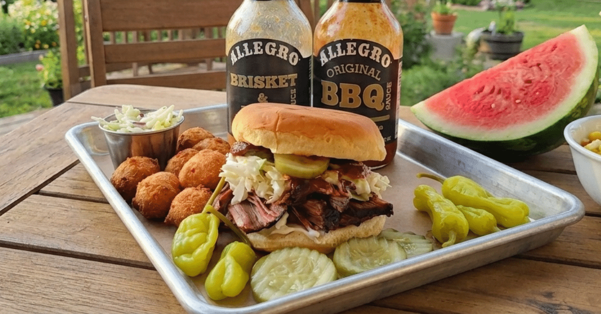 Crockpot BBQ Brisket Sandwiches | Allegro Marinade